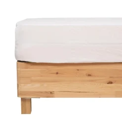 Sábana ajustable PRISCIA blanca 140x190cm