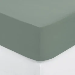 Sábana bajera ajustable verde 160x200cm