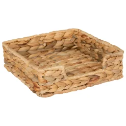 Servilletero De Mimbre 22x22x6.5Cm