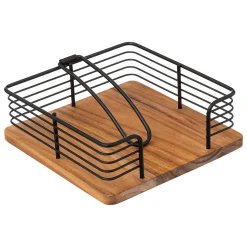 Servilletero Madera De Acacia