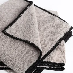 Set 3 bayas microfibra beige 34x34cm