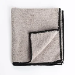 Set 3 bayas microfibra beige 34x34cm