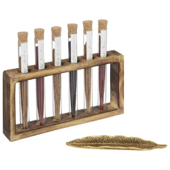 Set 6 inciensos c/soporte y quemador NAMASTE