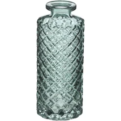 Set 3 Jarrones De Vidrio Verde