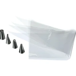 Set 20 Mangas Pasteleras+ 4 Boquillas