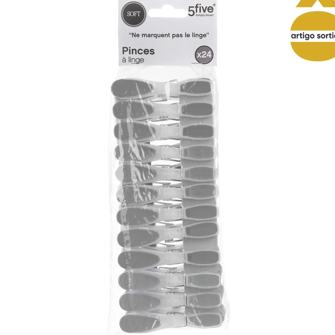 Set 24 Pinzas Coloridas P/Ropa