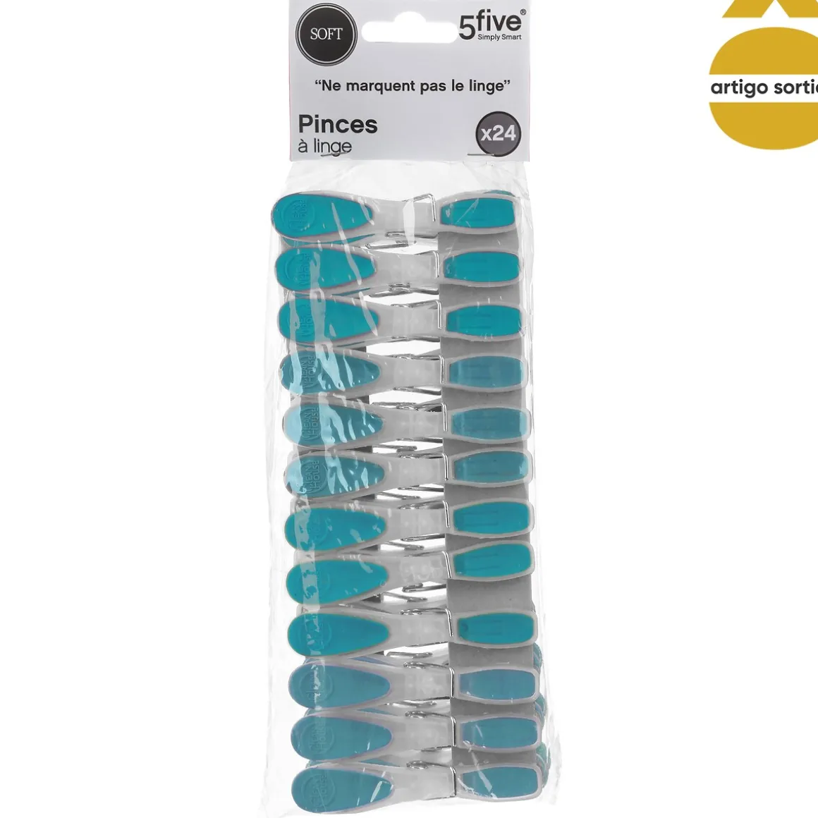 Set 24 Pinzas Coloridas P/Ropa