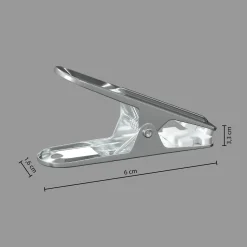 Set 16 Pinzas De Acero Inox.