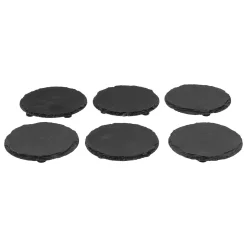 Set 6 Posavasos Con Soporte Bambú 10Cm