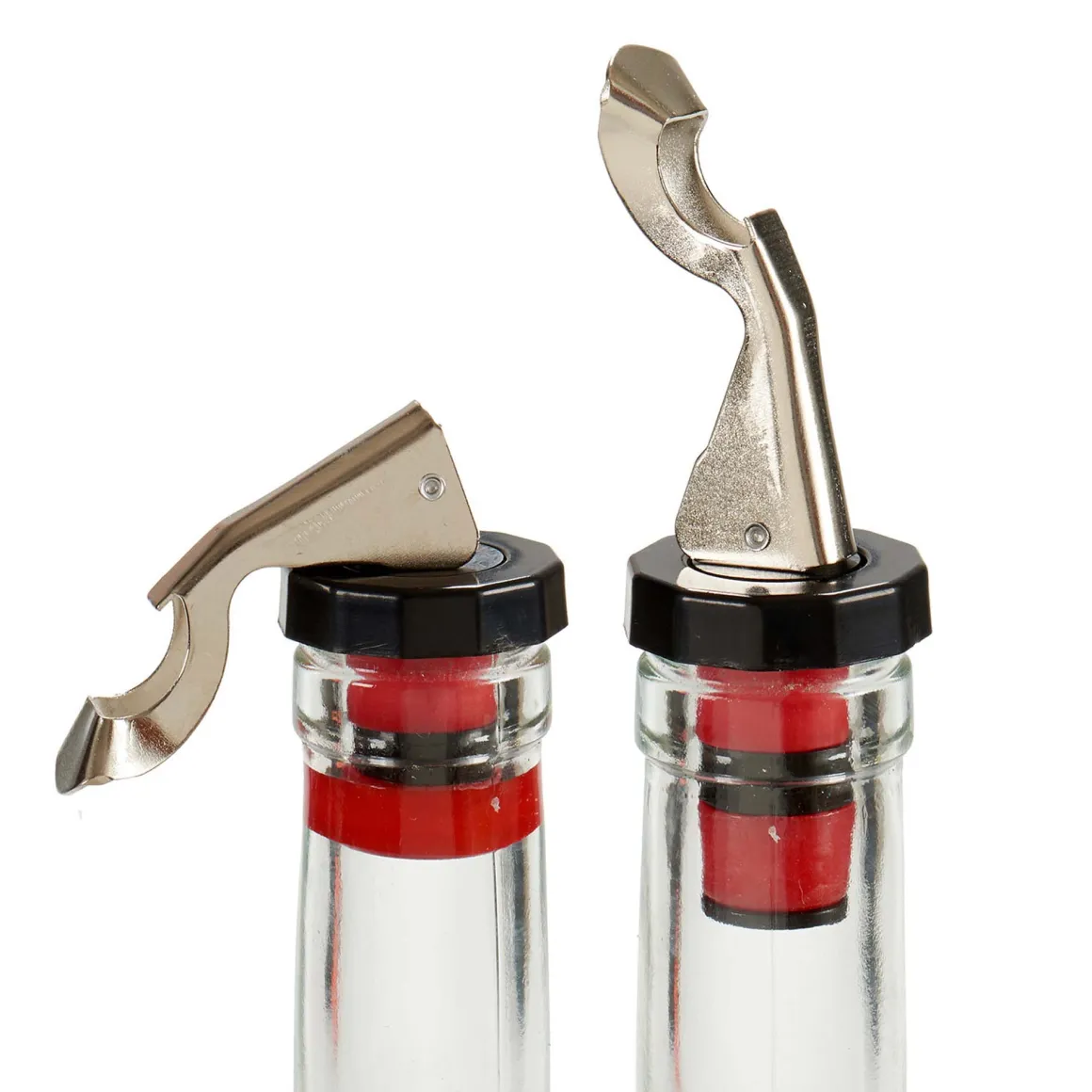 Set 2 Tapones De Vino Metal/Silicona