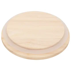 Set 3 tarros de vidrio con tapa de madera