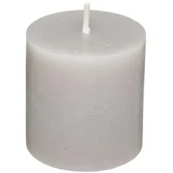 Set 4 Velas Rústicas Gris Pardo 4.5Cm
