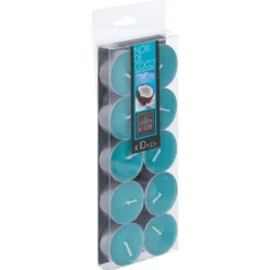 Set 10 Velas Tealight Aroma Coco