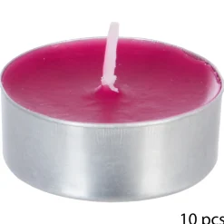 Set 10 Velas Tealight Aroma Frambuesa