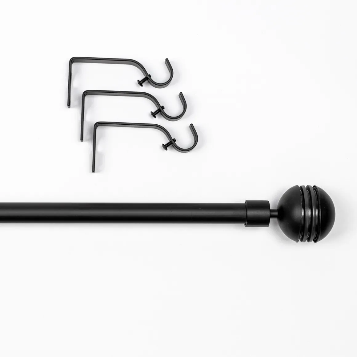 Set Barra Cortina Extensible 210-380Cm