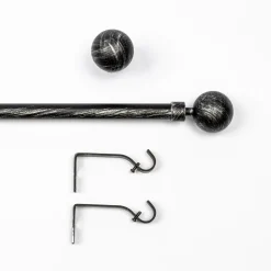 Set Barra Cortina Extensible 120-210Cm