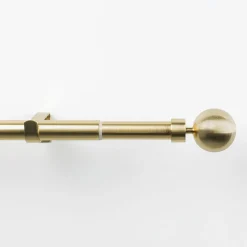 Set Barra Cortina Hera Dorado 120-210cm