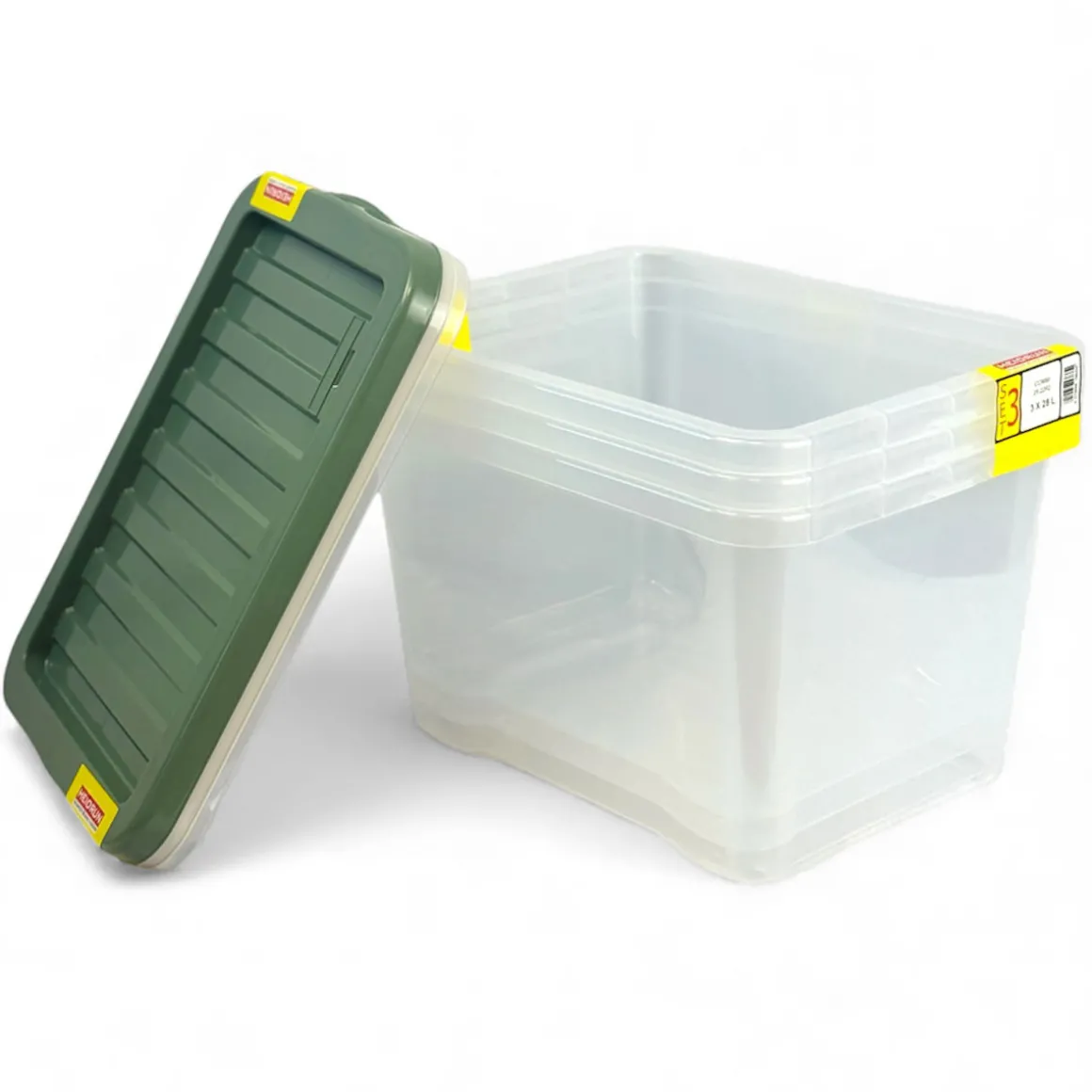 Set de 3 cajas de almacenamiento QUASAR 28L