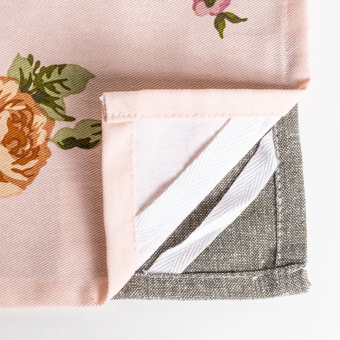 Set de 2 paños BELLISSIMA ANNABEL rosa 46x65cm