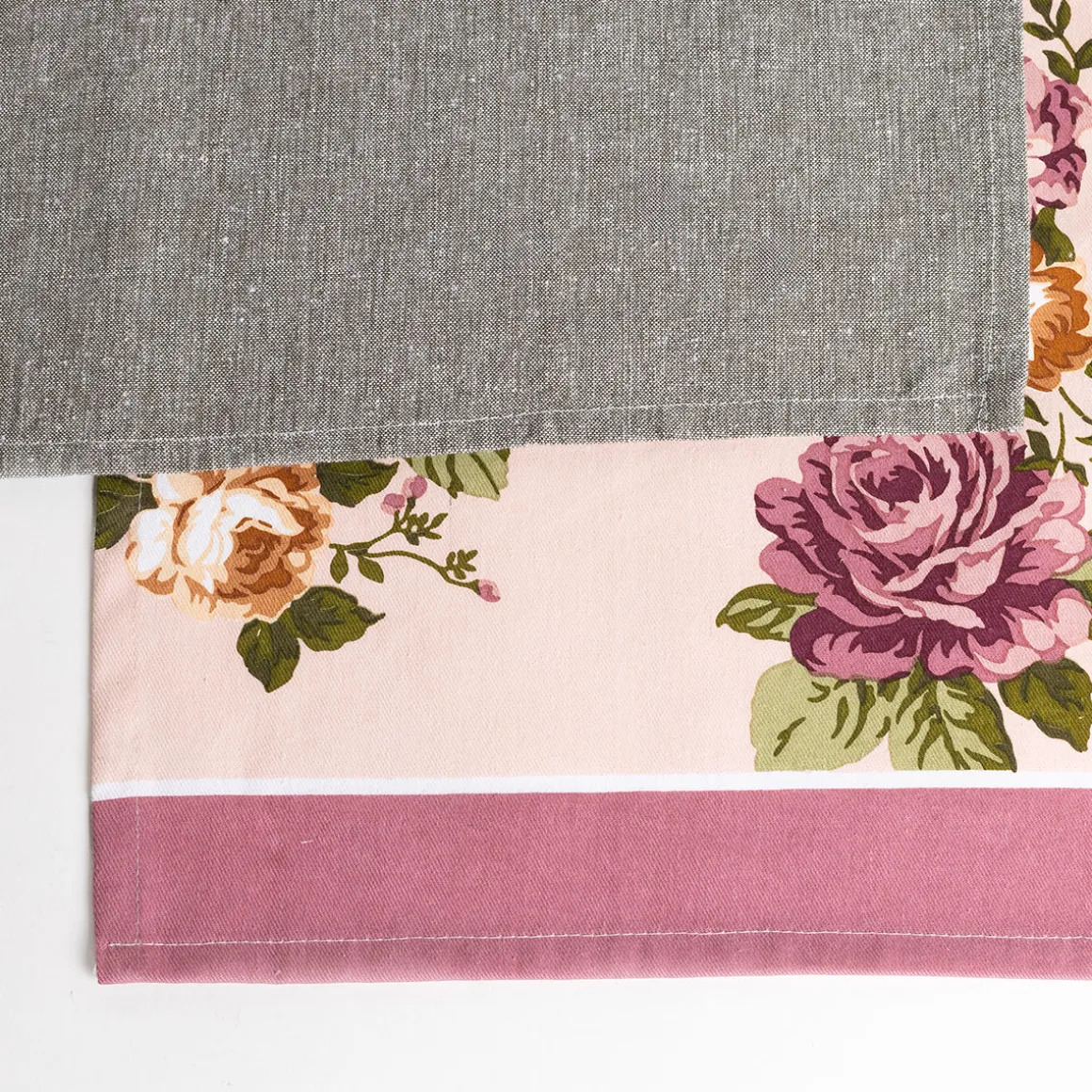 Set de 2 paños BELLISSIMA ANNABEL rosa 46x65cm