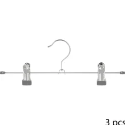 Set De 3 Perchas Con Pinzas P/Colgar