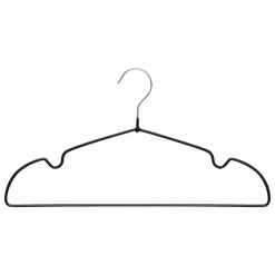 Set de 20 perchas negras 21cm