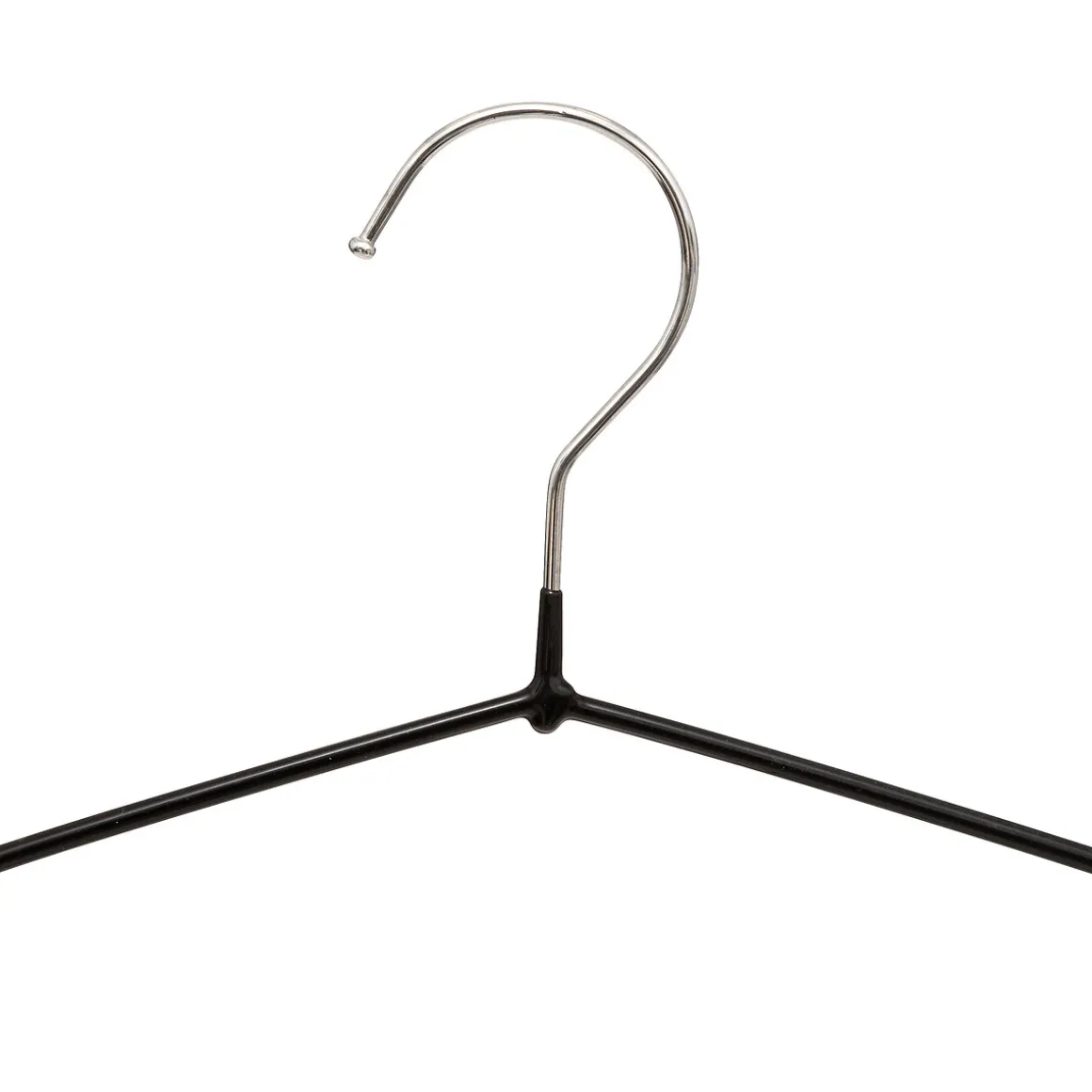 Set de 20 perchas negras 21cm
