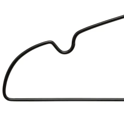 Set de 20 perchas negras 21cm