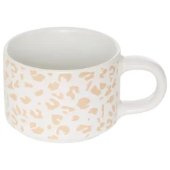 Set de 4 tazas LEOPARDI con soporte 20cl