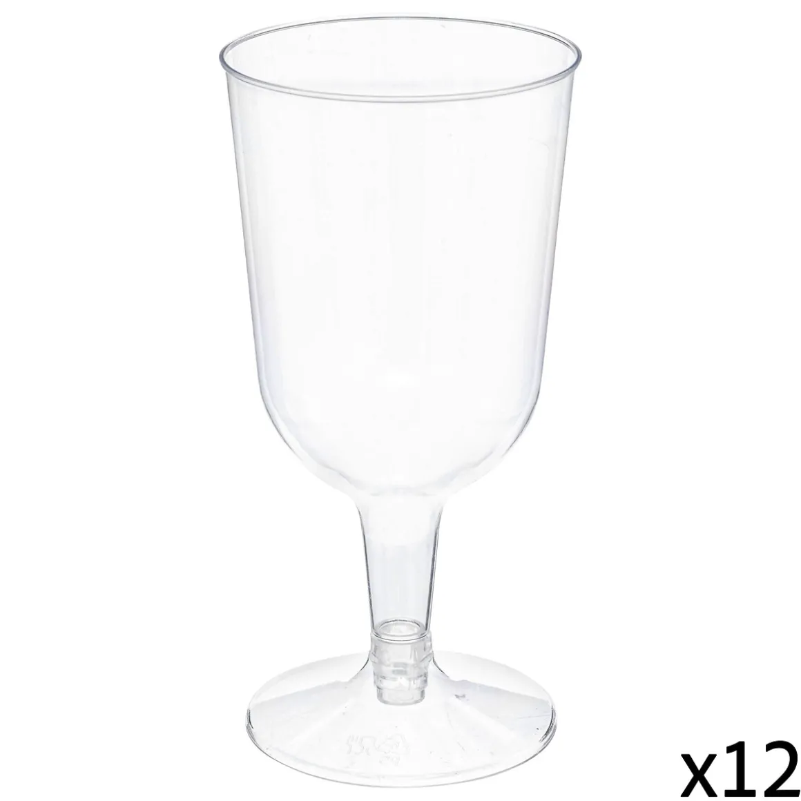 Set de 12 vasos reutilizables 15cl