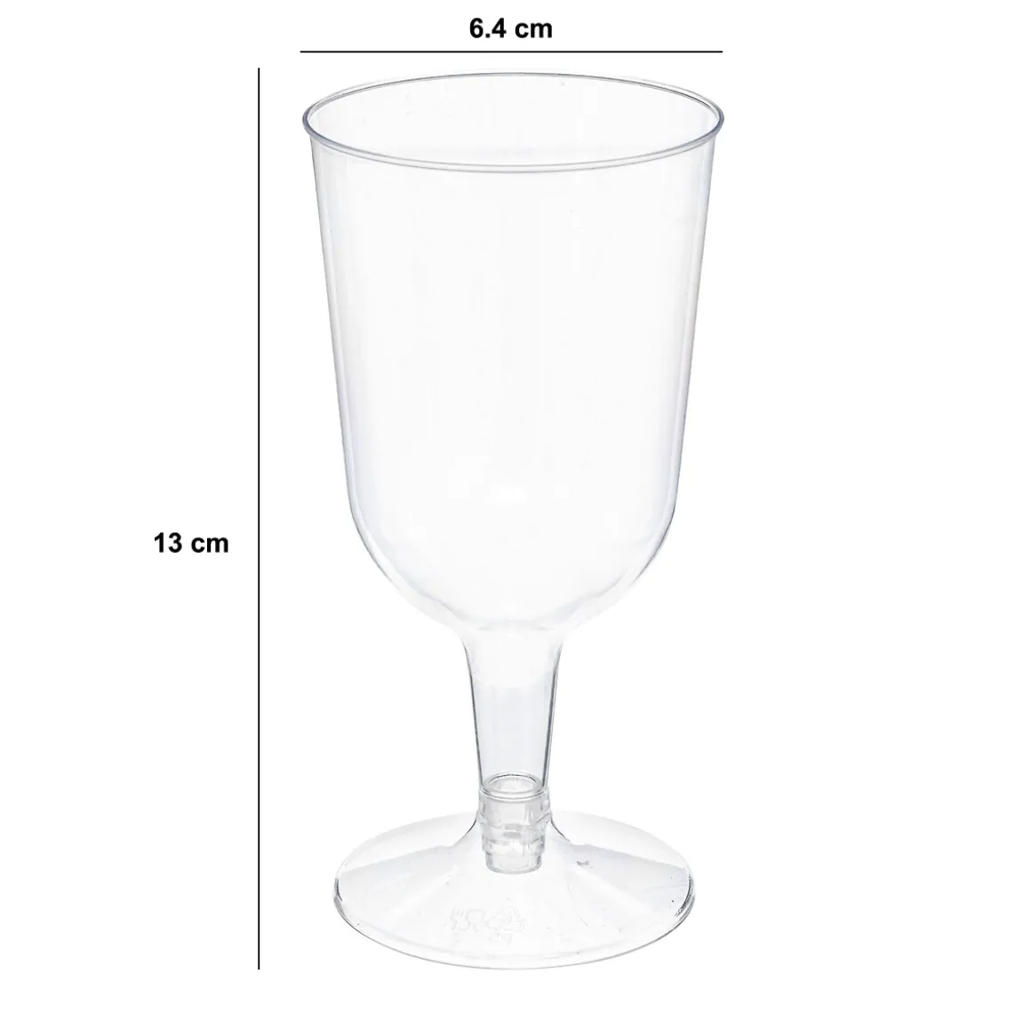 Set de 12 vasos reutilizables 15cl