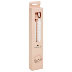 Set de 2 velas TWIST ALOE 22cm LED