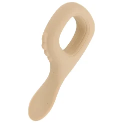 Set de babero y cuchara YUM beige