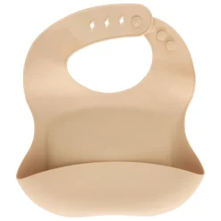 Set de babero y cuchara YUM beige