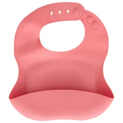 Set de babero y cuchara YUM rosa