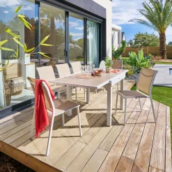 Silla apilable ESSENTIA beige