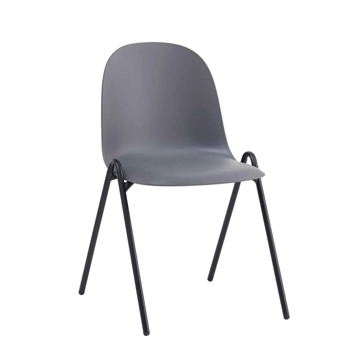 Silla CAMERON gris apilable