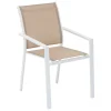 Silla ESSENTIA lino y blanco