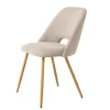 Silla FRESNO de tela beige