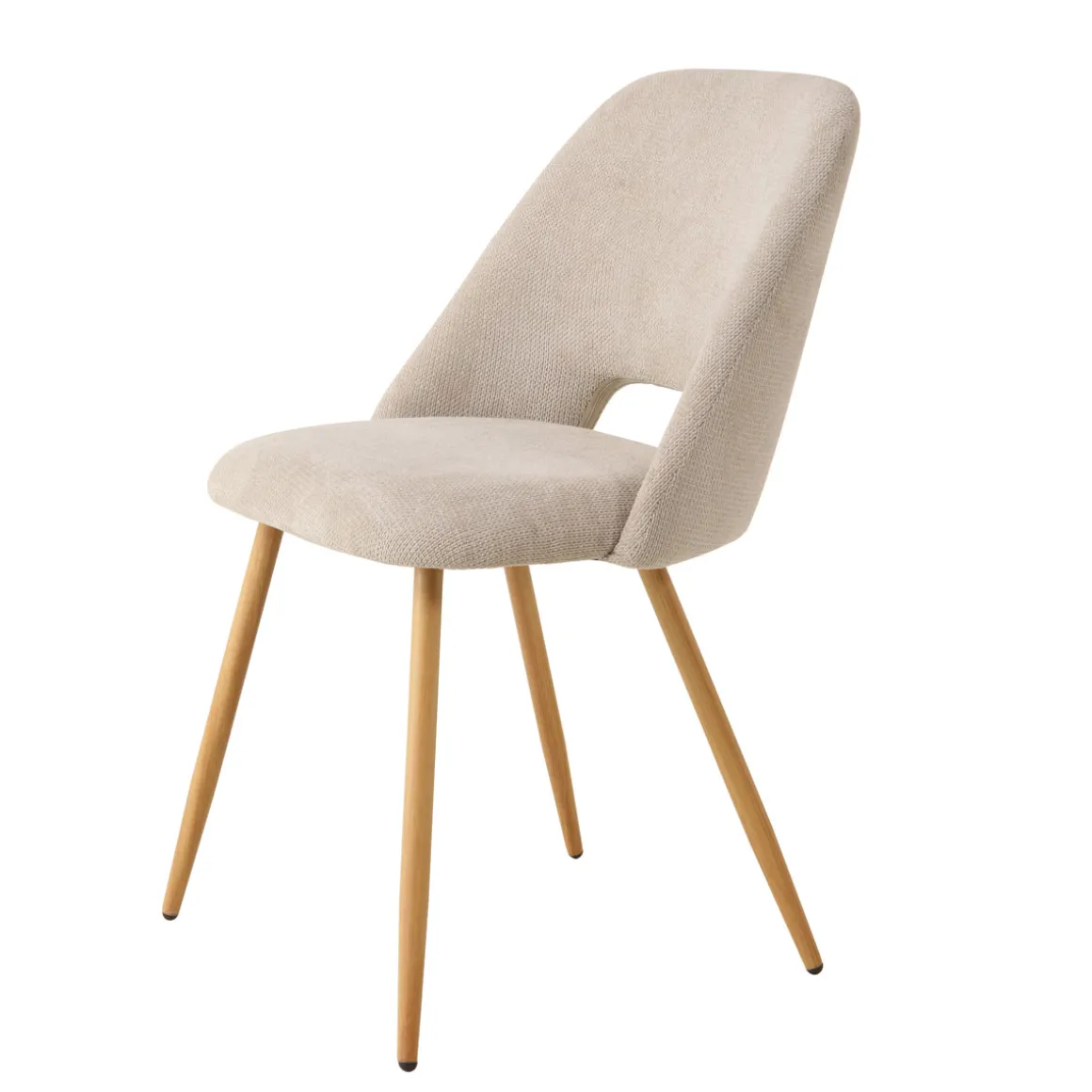 Silla FRESNO de tela beige