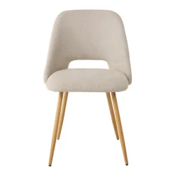 Silla FRESNO de tela beige