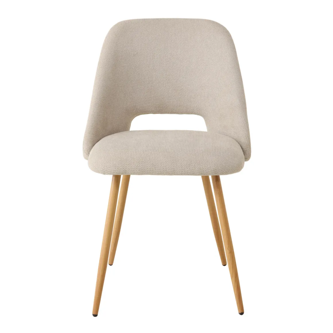 Silla FRESNO de tela beige