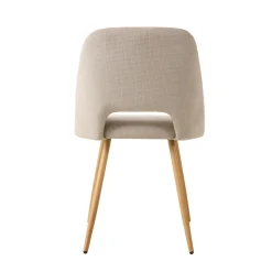 Silla FRESNO de tela beige
