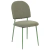 Silla KAMILI de tejido verde