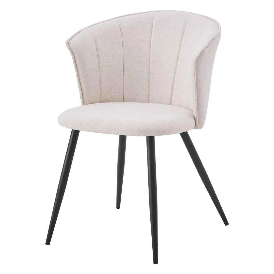 Silla LOLA beige de tejido