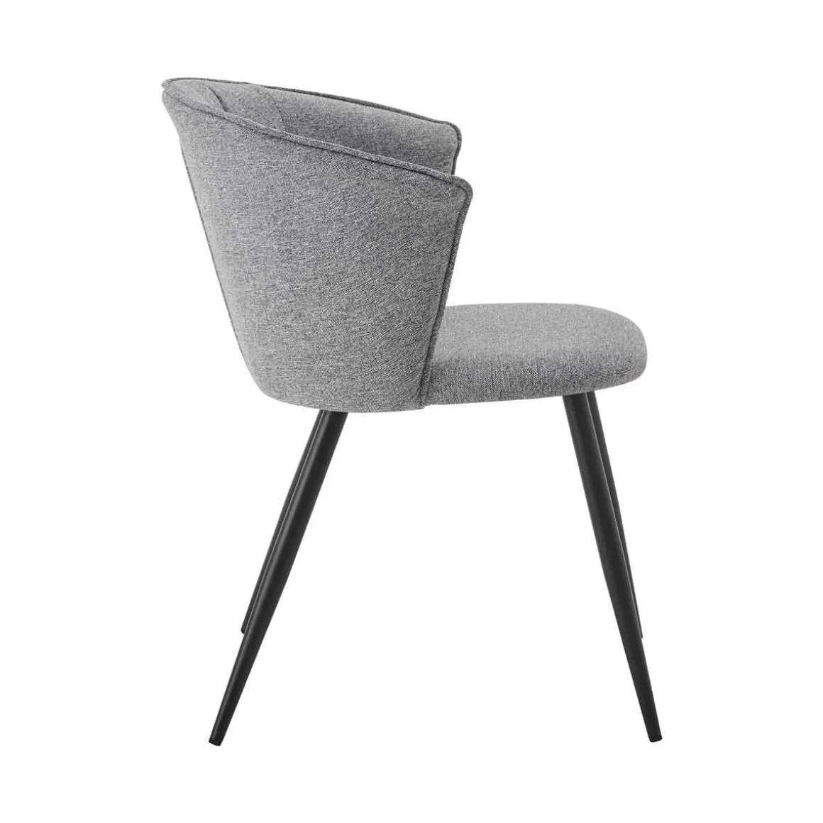 Silla LOLA gris de tela