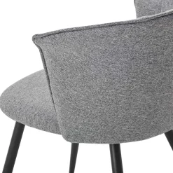 Silla LOLA gris de tela