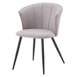 Silla LOLA taupe de tejido