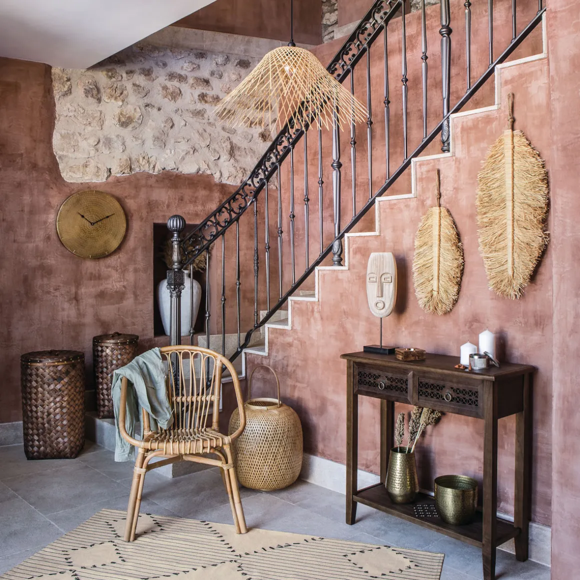 Silla Natural Dream De Ratán 56x56x80Cm