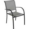 Silla PIAZZA galet y graphite